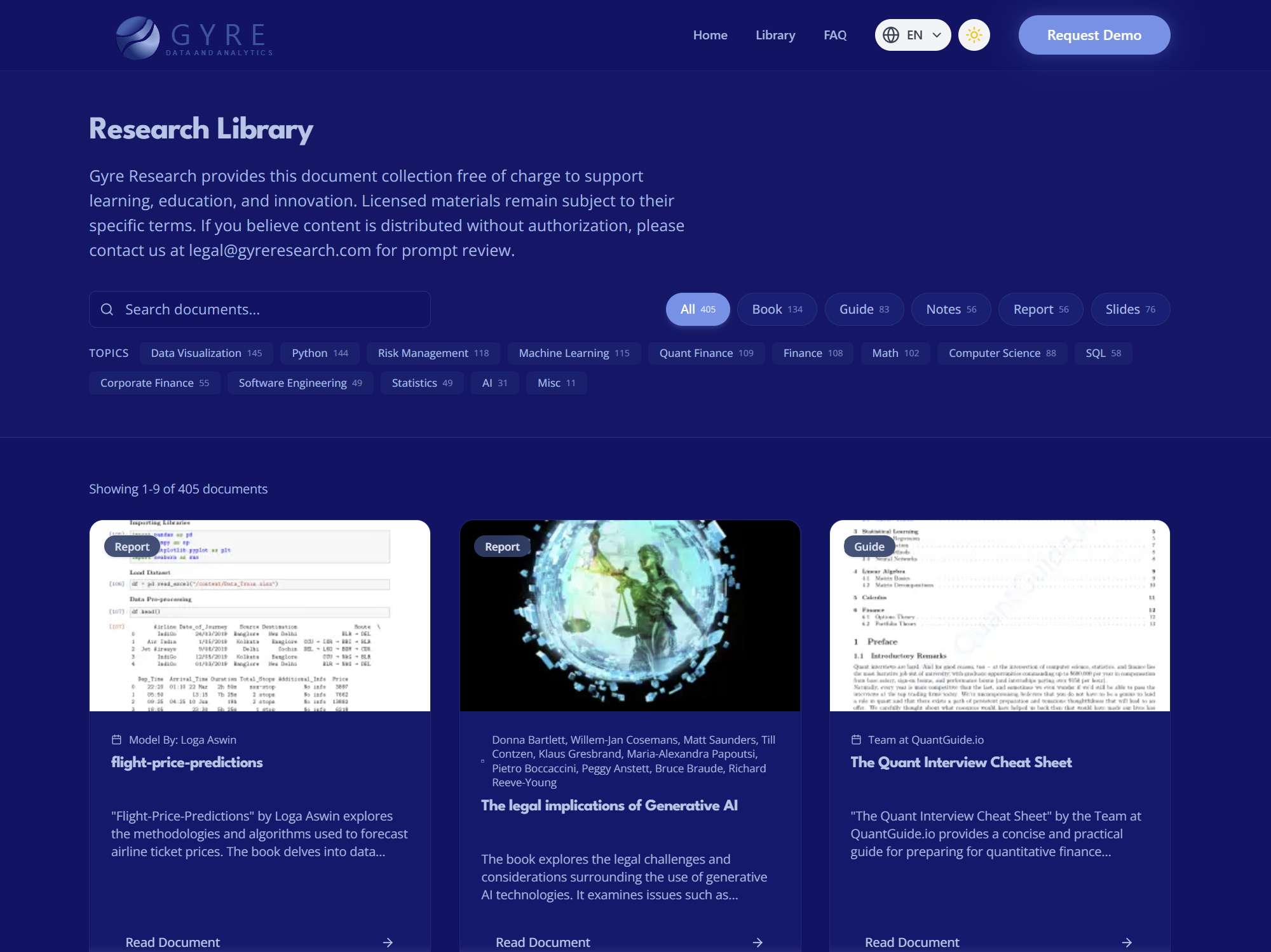 Gyre Research Library